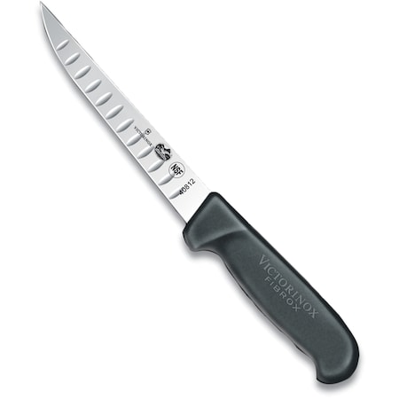 Swiss Army Brands Victorinox 40812 Kitchen Black Boning - Straight, Wide, 6In Stiff, Granton Blade VIC-5.6023.15
